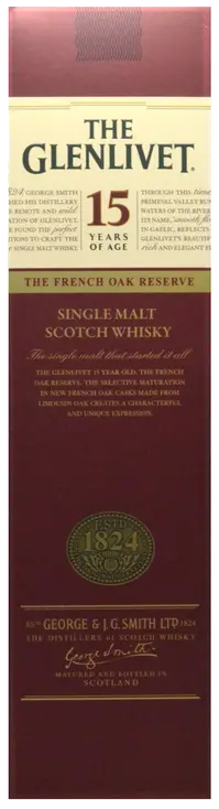 GLENLIVET FRENCH OAK RESERVE 15YR