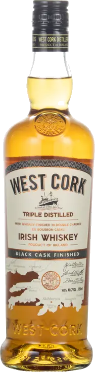 WEST CORK BLACK RESERVE IRISH WHISKEY