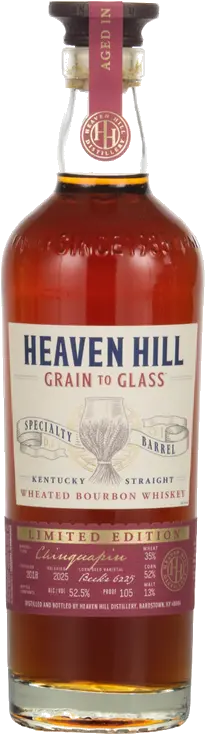 HEAVEN HILL GRAIN TO GLASS WHEATED BRBN