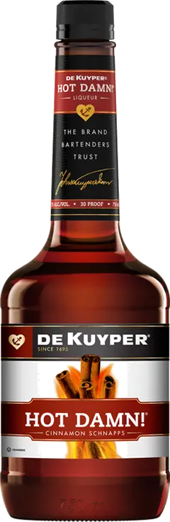 DEKUYPER HOT DAMN CINNAMON SCHNAPPS