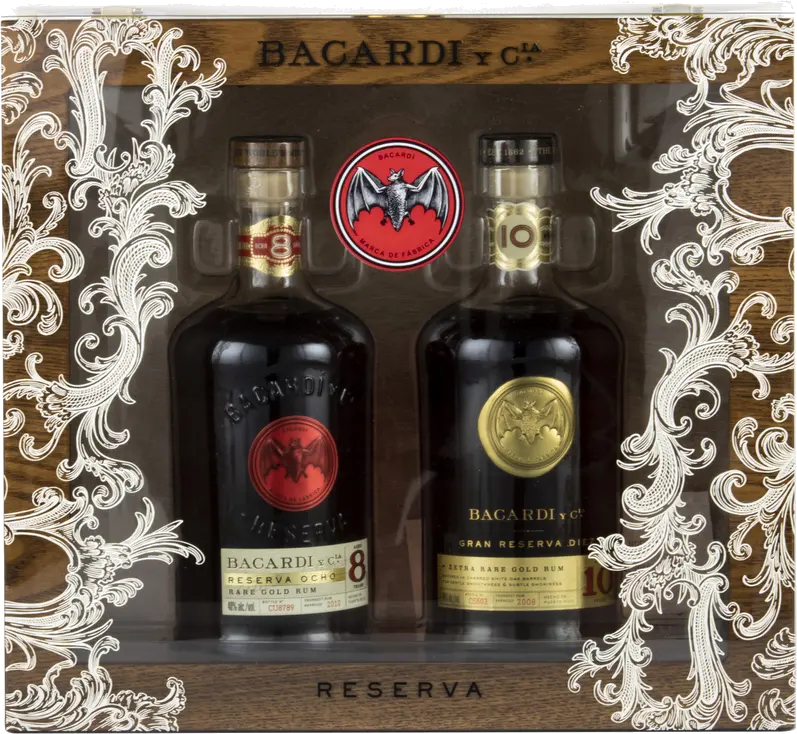 BACARDI COMBO PACK/RESERVA OCHO & DIEZ