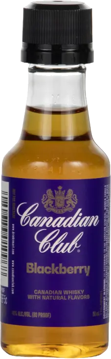 CANADIAN CLUB BLACKBERRY WHISKEY
