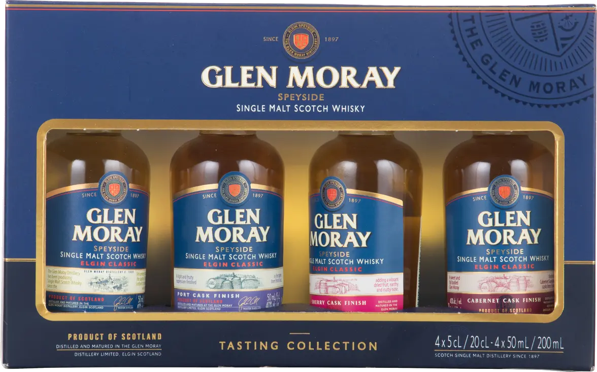 GLEN MORAY 50ML TASTING COLLECTION