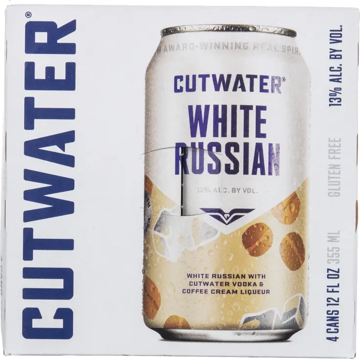 CUTWATER WHITE RUSSIAN 4PK