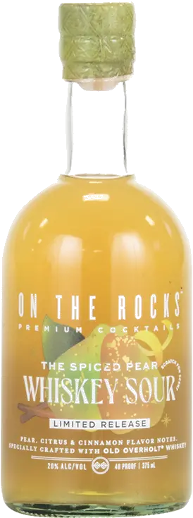 ON THE ROCKS SPICED PEAR WHISKEY SOUR