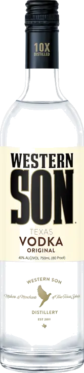 WESTERN SON HANDCRAFTED TEXAS VODKA