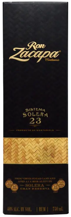 RON ZACAPA CENTENARIO 23YR SOLERA GRN RS