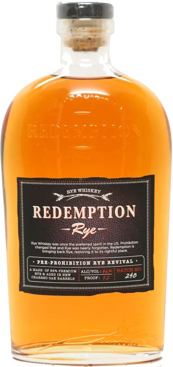 REDEMPTION RYE WHISKEY