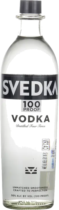 SVEDKA 100 PROOF VODKA