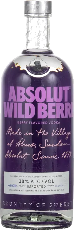 ABSOLUT WILD BERRI VODKA