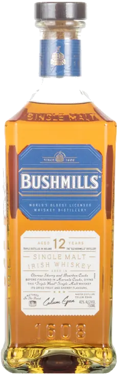 BUSHMILLS 12YR SINGLE MALT IRISH WHISKEY