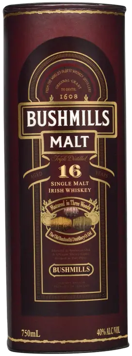 BUSHMILLS MALT 16YR IRISH SINGLE MALT