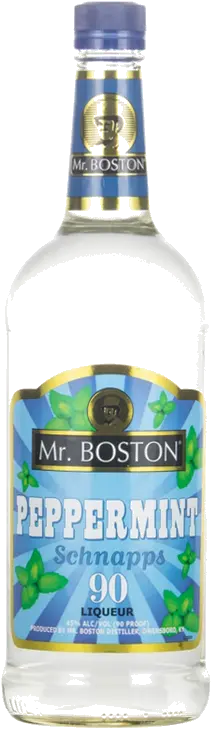 MR BOSTON PEPPERMINT SCHNAPPS 90 PRF