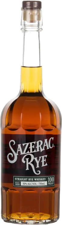 SAZERAC RYE WHISKEY 100 PROOF