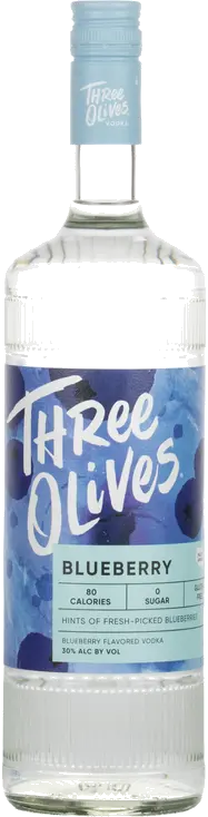THREE OLIVES VODKA BLUEBERRY FLV VODKA
