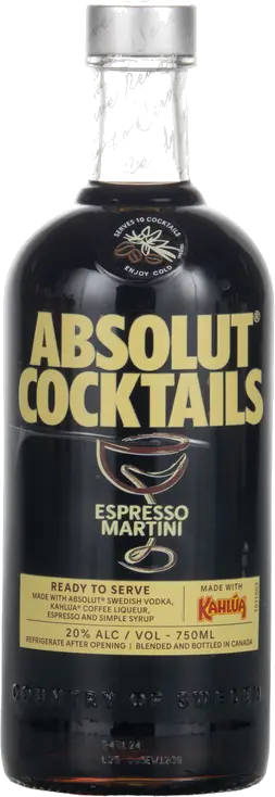 ABSOLUT ESPRESSO MARTINI COCKTAIL