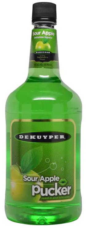 DEKUYPER PUCKER SOUR APPLE SCHNAPPS