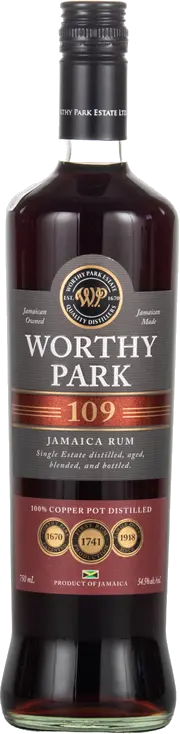 WORTHY PARK 109 JAMAICA RUM