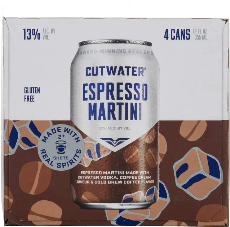 CUTWATER ESPRESSO MARTINI 4P 355ML