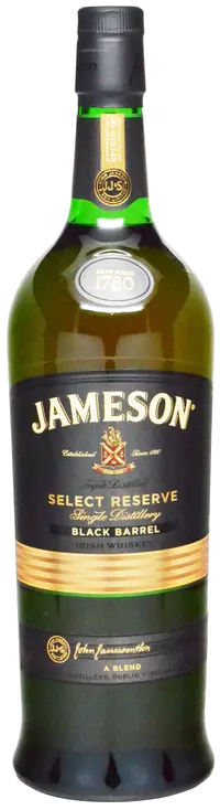 JAMESON BLACK BARREL IRISH WHISKEY