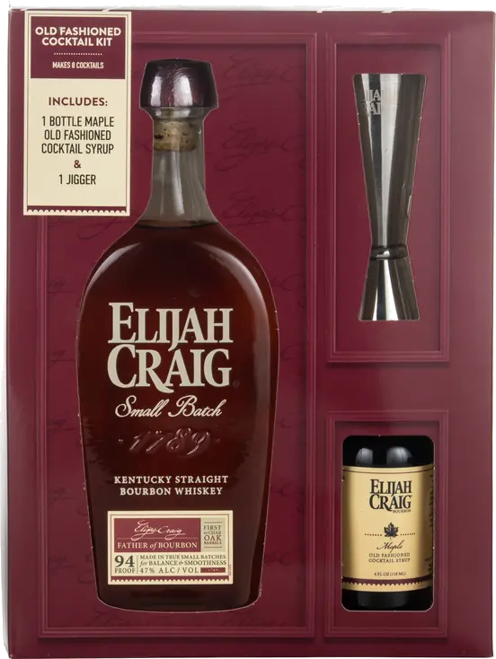 ELIJAH CRAIG SM BATCH W JIGGER & SYRUP