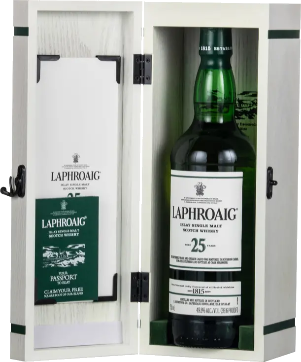 LAPHROAIG SINGLE MALT 25YR WHISKEY