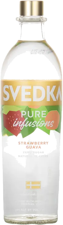 SVEDKA PURE INFUSIONS STRAWBERRY GUAVA