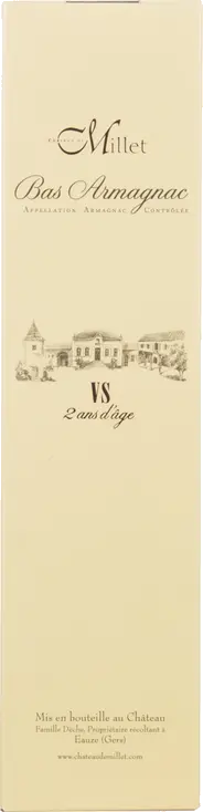 CHATEAU DE MILLET 2Y VS BAS ARMAGNAC