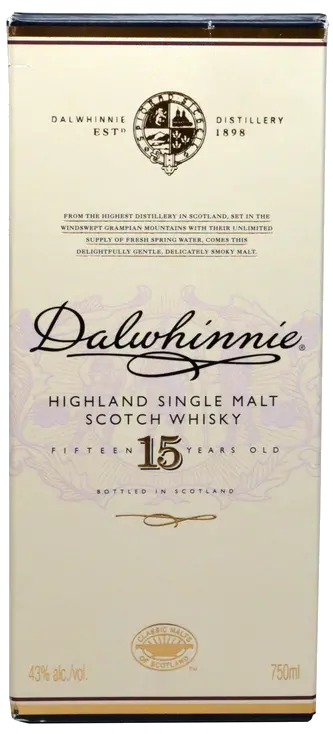 DALWHINNIE SINGLE MALT 15YR