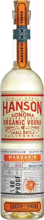 HANSON OF SONOMA ORGANIC MANDARIN VODKA