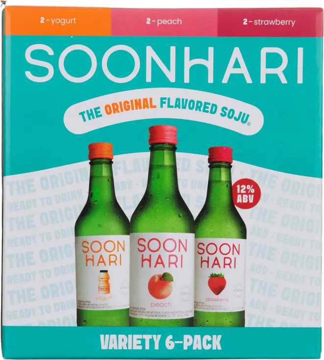 SOONHARI VARIETY PACK YOGURT-PEACH-STRW