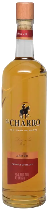 EL CHARRO 100% BLUE AGAVE ANEJO TEQUILA