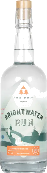 THREE OF STRONG SPIRITS BRIGHTWATER RUM