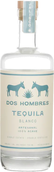 DOS HOMBRES BLANCO TEQUILA