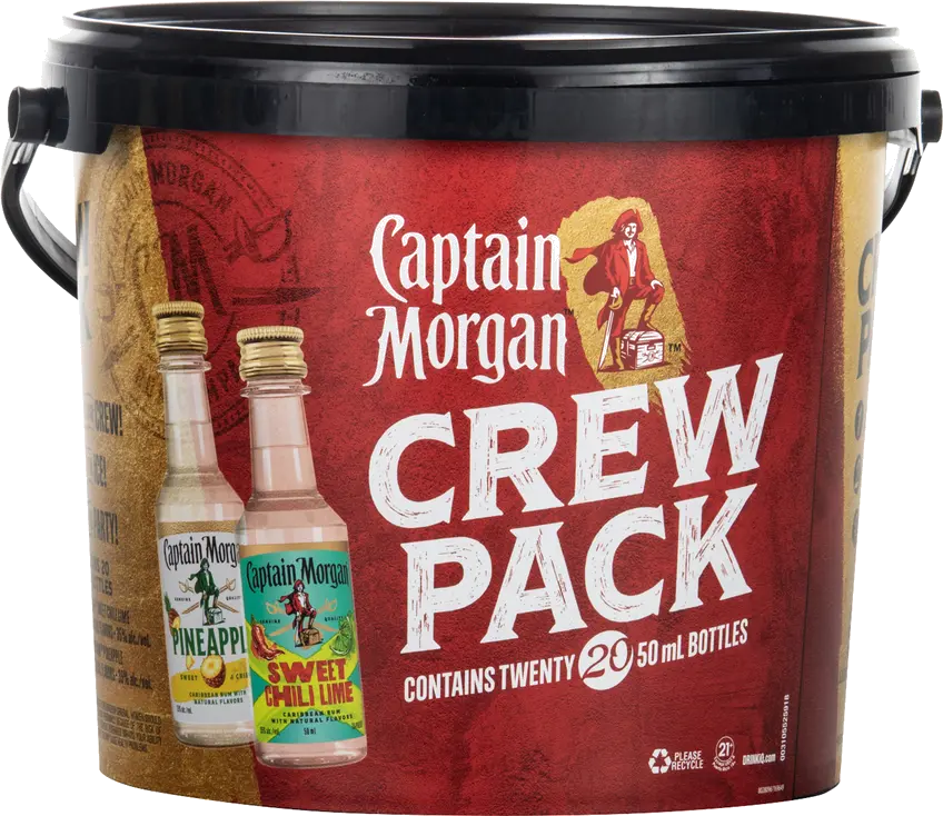 CAPTAIN MORGAN PARTY BUCKET 50ML