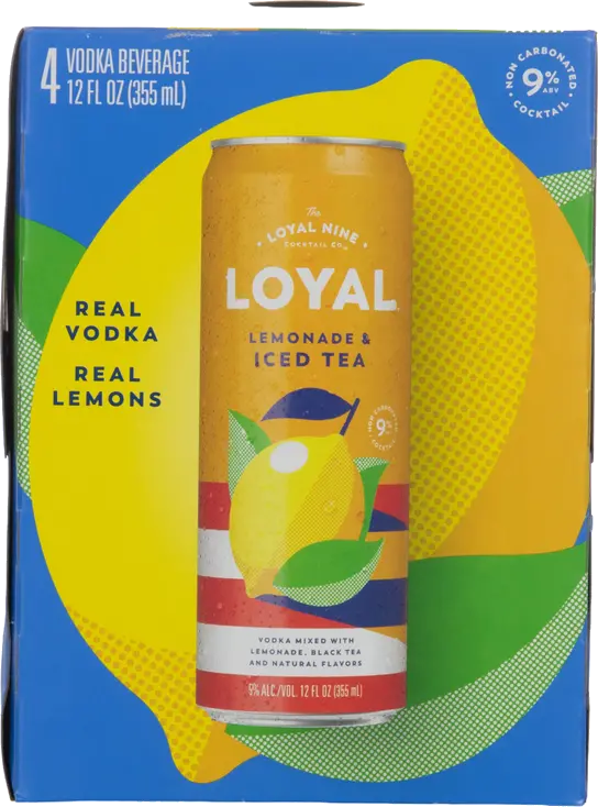 LOYAL 9 HALF & HALF (LEMON&TEA)4PK