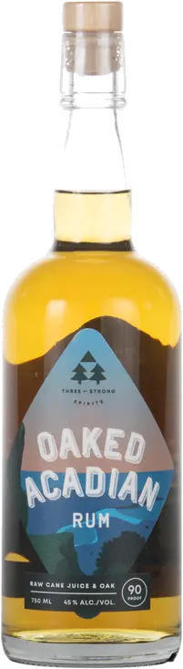 THREE OF STRONG SPRITS OAKED ACADIAN RUM