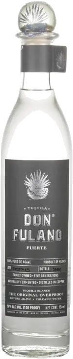 DON FULANO FUERTO BLANCO TEQUILA