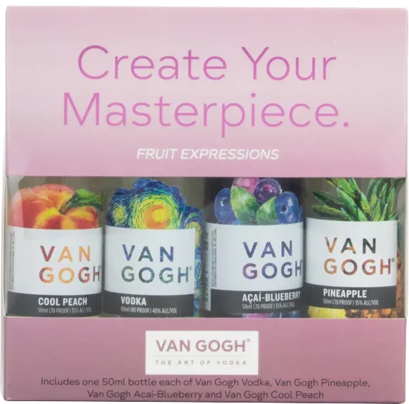 VAN GOGH FRUIT SAMPLER 4X 50ML PACK