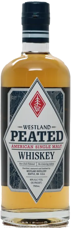 WESTLAND PEATED AMERICAN SINGLE MALT