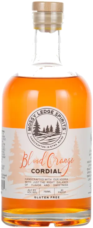 MOSSY LEDGE BLOOD ORANGE CORDIAL
