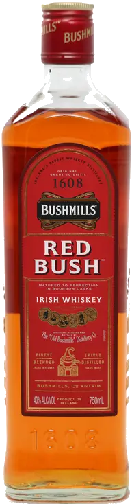 BUSHMILLS RED BUSH BLENDED IRISH WHISKEY