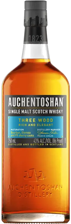AUCHENTOSHAN THREE WOOD SINGLE MALT