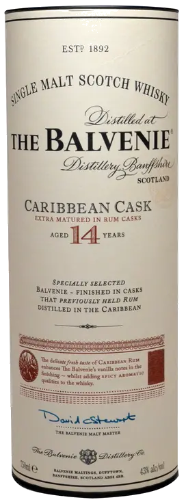 BALVENIE 14YR CARRIBEAN CASK SINGLE MALT