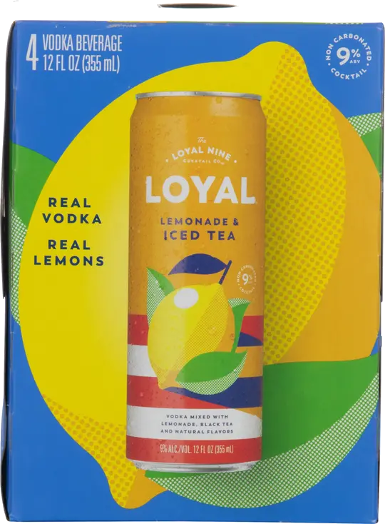 LOYAL 9 HALF & HALF (LEMON&TEA)4PK