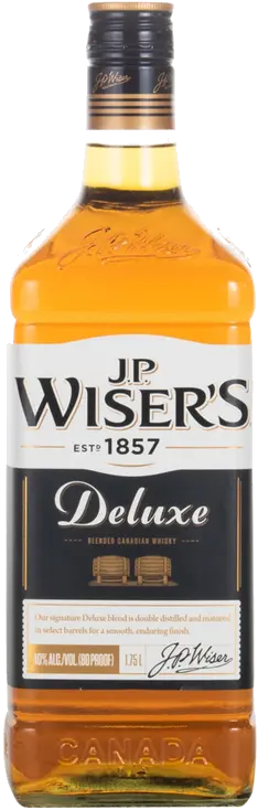 WISERS DELUXE CANADIAN WHISKEY
