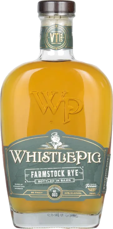 WHISTLEPIG FARMSTOCK RYE WHISKEY