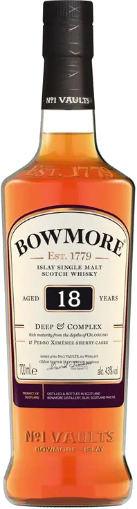 BOWMORE 18YR OLD ISLAY SM SCOTCH