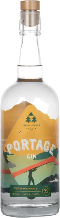 THREE OF STRONG SPIRITS PORTAGE GIN