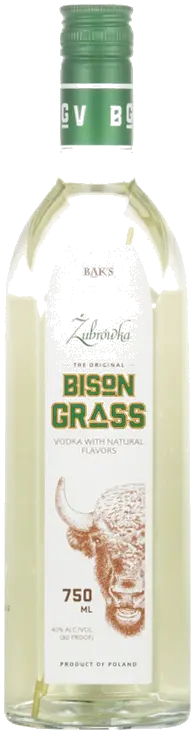 BAKS ZUBROWKA BISON GRASS VODKA